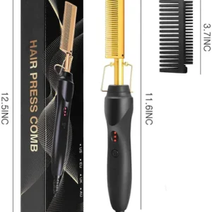 BRUSH™️ 2 EN 1 PEINE ALISADOR Y RIZADOR